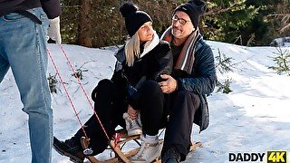 Sled and Fireplace Adventure