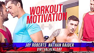 Jay Roberts & Nathan Raider in Workout Motivation - SexLikeReal Gay