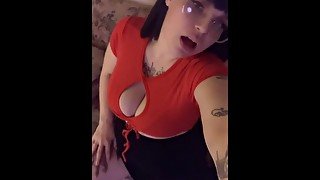 Big tits riding hard dick