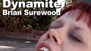 Dynamite & Brian Surewood poolside suck facial