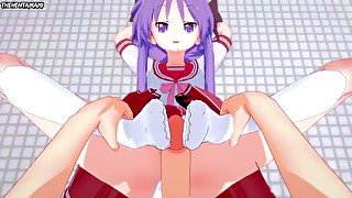 Hentai POV Feet Kagami Hiiragi Lucky Star