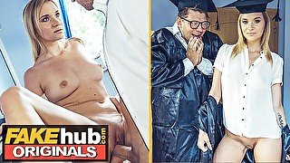 FAKEhub - University student stuck in the friendzone finally gets to fuck his teen dreamgirl