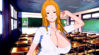 Bleach: POUNDING BUSTY SCHOOLGIRL RANGIKU (3D Hentai)