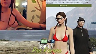 Rear-view Mirror Blowjob & GTA V Sexy Satyrday Live Show!