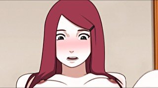 Busty Anime Redhead Kushina Double Pounded In A Threesome