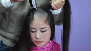 shave chinese girl