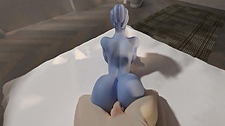 Liara prone bone 3D VR 180 SBS