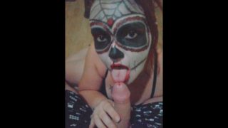 A fucking blowjob by a catrina