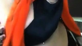 Indian Bhabhi in sari Armpit Tease