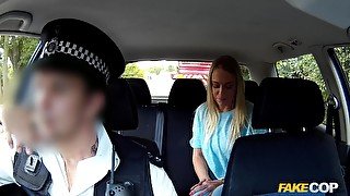 UK cop ass fucks gorgeous blonde instead of taking her in