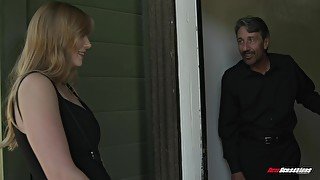 Stepdad is keen to see her pussy and fuck it a little