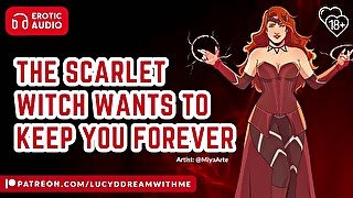 The Scarlet Witch Makes You Her Submissive Toy  Audio Roleplay for Men  Fdom  Bondage  Cum In Me