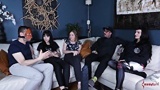 Rebel and her friends have a discussion about sex games and BDSM