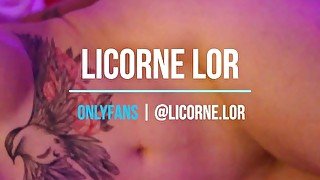 Licorne Lor - amateur redhead doing a nice oral and having hot sex