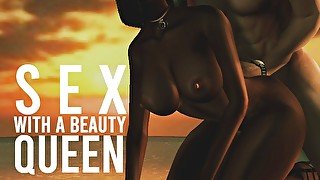 IMVU - Sex with a beauty QUEEN / Anal Beach / Z