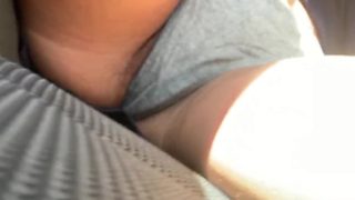 Masturbating in the car! Almost get caught