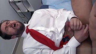 Big dick doctor anal sex and cumshot