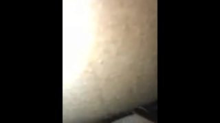 Pregnant wife cumming on big dildo 