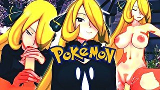 POKEMON CYNTHIA HENTAI 3D UNCENSORED