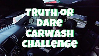 I got a truth or dare to get naked in a public carwash, so I did it!