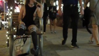 Teaser - Public Nighttime Sideboob