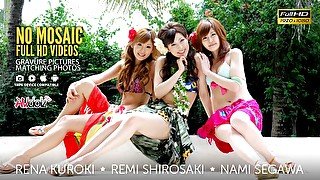 Rena Kuroki, Remi Shirosaki And Nami Segawa In Orgy - Avidolz