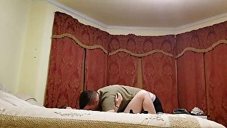 Soldier Hides Camera And Fucks Baby Sitter While Wife Works