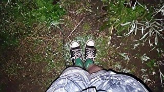 My friend piss on my convers and socks (MEGA PISS)