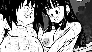 Kamesutra DBZ Erogame 75 Bathing with her Husband's Friend