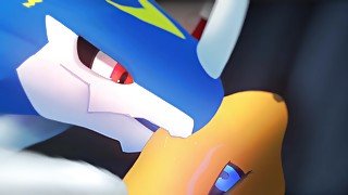 Renamon And Exveemon Animation (delete Scene)