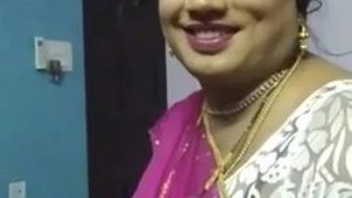 Crossdress maya in saree