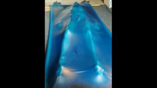 Slave encased in latex vacbed, part 2