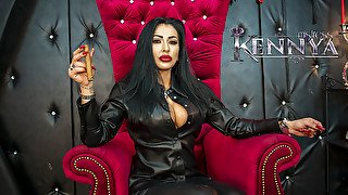 Mistress Kennya In Sph Verbal Humiliation Power Exchange Cigar Smoking Cuckolding