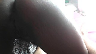 Ebony babe teasing me before sex