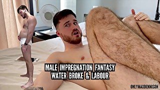 Make Impregnation fantasy - water broke & labour