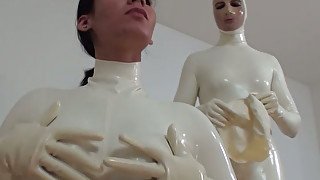 tanja and agate are latex freaks. Part 2