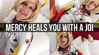 Overwatch Mercy Heals You With A JOI