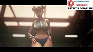 Chun Li Hard Anal Riding After Fight  Hottest Street Fighter Anal Hentai 4k 60fps