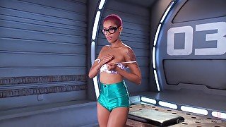 Fabulous squirting, fetish xxx scene with amazing pornstar Skin Diamond from Fuckingmachines