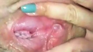 Close Up POV Punk Girl Fills Both Holes POV