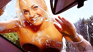 Shake The Snake - She Suck His Cock at The Car Wash!