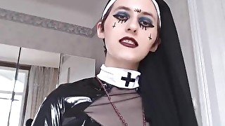 Sexy Satanic Nun on MFC