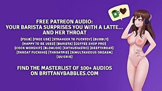 Audio: Your Barista Surprises You With A Latte... And Her Throat