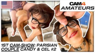 After a good, intense pounding Candy gets a cum facial! CAM4