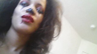 Clown slut dirty talks and masturbates until orgasm! MissLady666