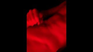 Big Dick edged to a cum eruption onto stomach (soft moans)