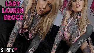 Slut - Tattooed Blonde Solo Model - Lauren Brock