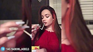 [FULL] Smoking Fetish Girl Oksana 1