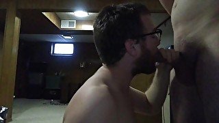 Bearded Man Sucks on A Dick