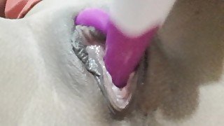 Look how I play my delicious pussy with my little toys until I cum